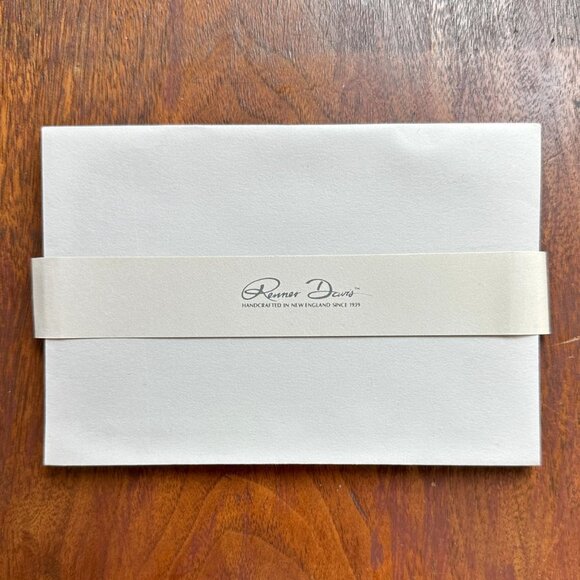 8ct Renner Davis Light Gray and Navy Lined Envelopes - Picture 6 of 13